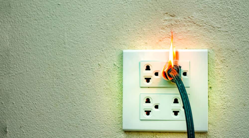 electrical fire and reasons